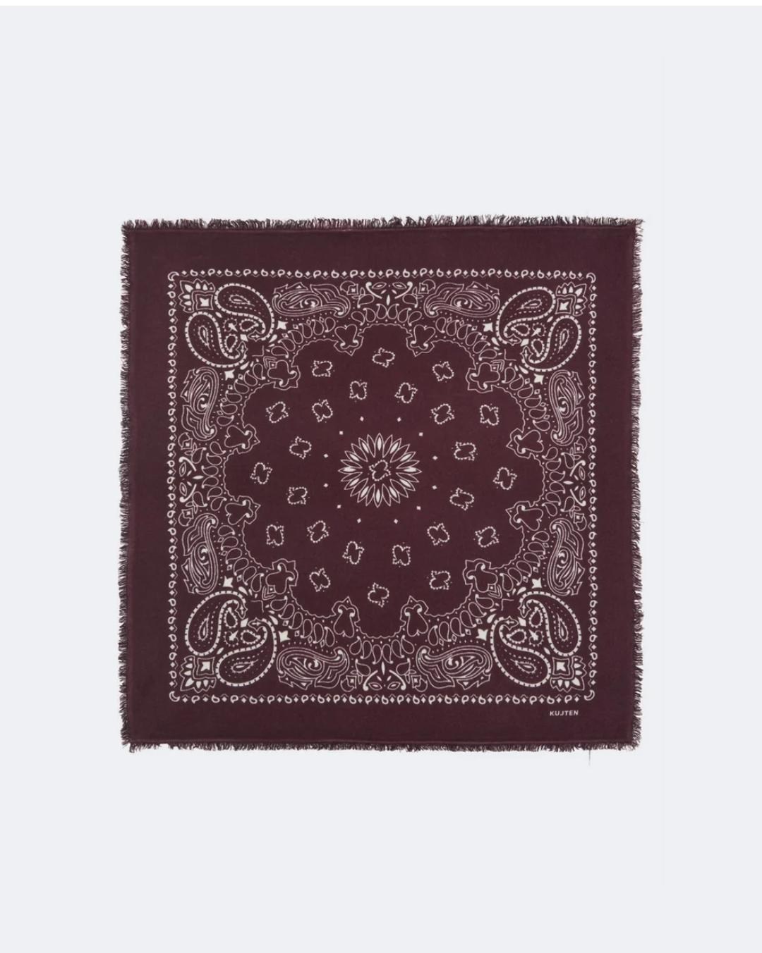KUJTEN Bandana Large Burgundy