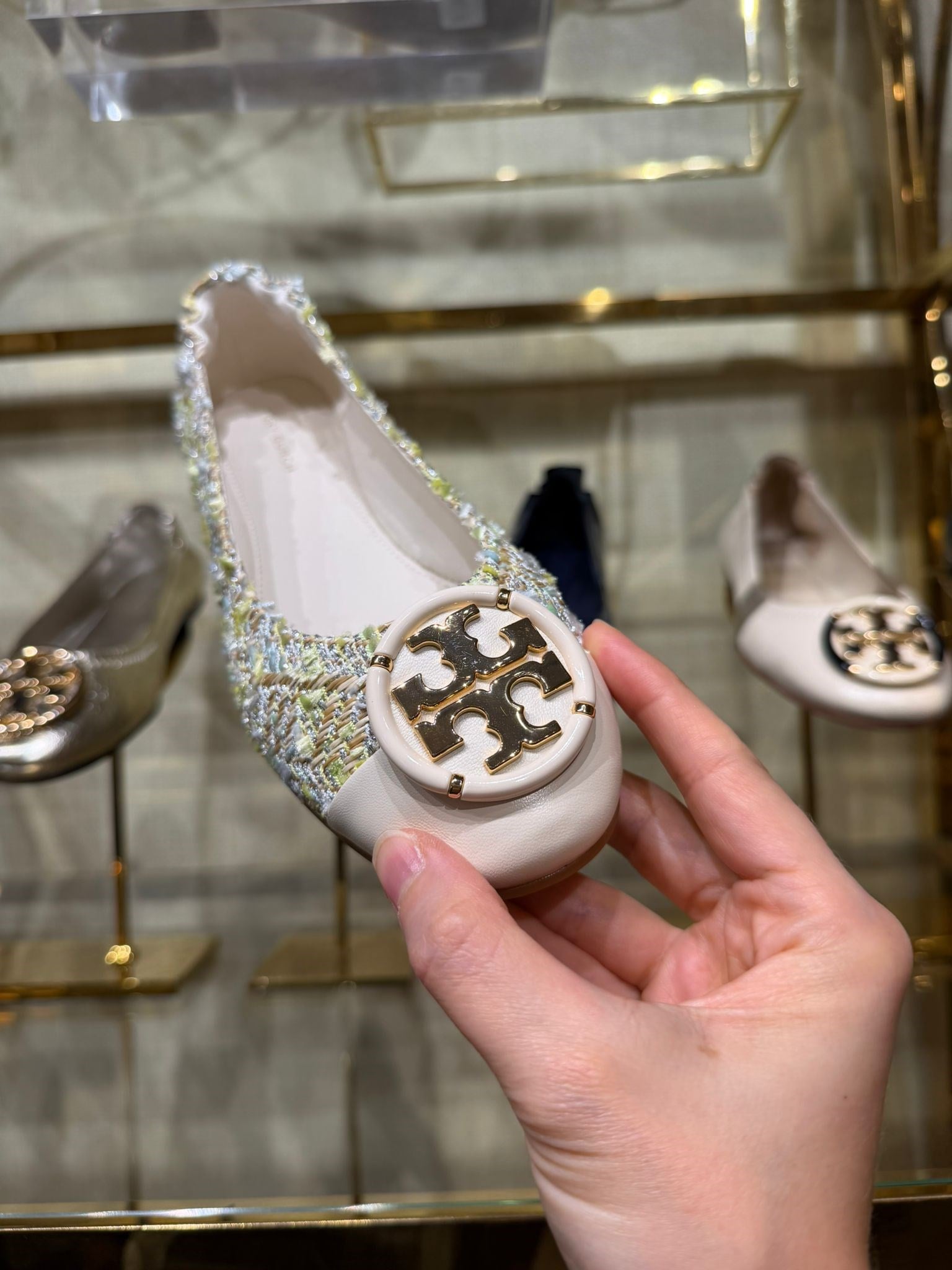 Tory Burch Arkası Lastikli Babet