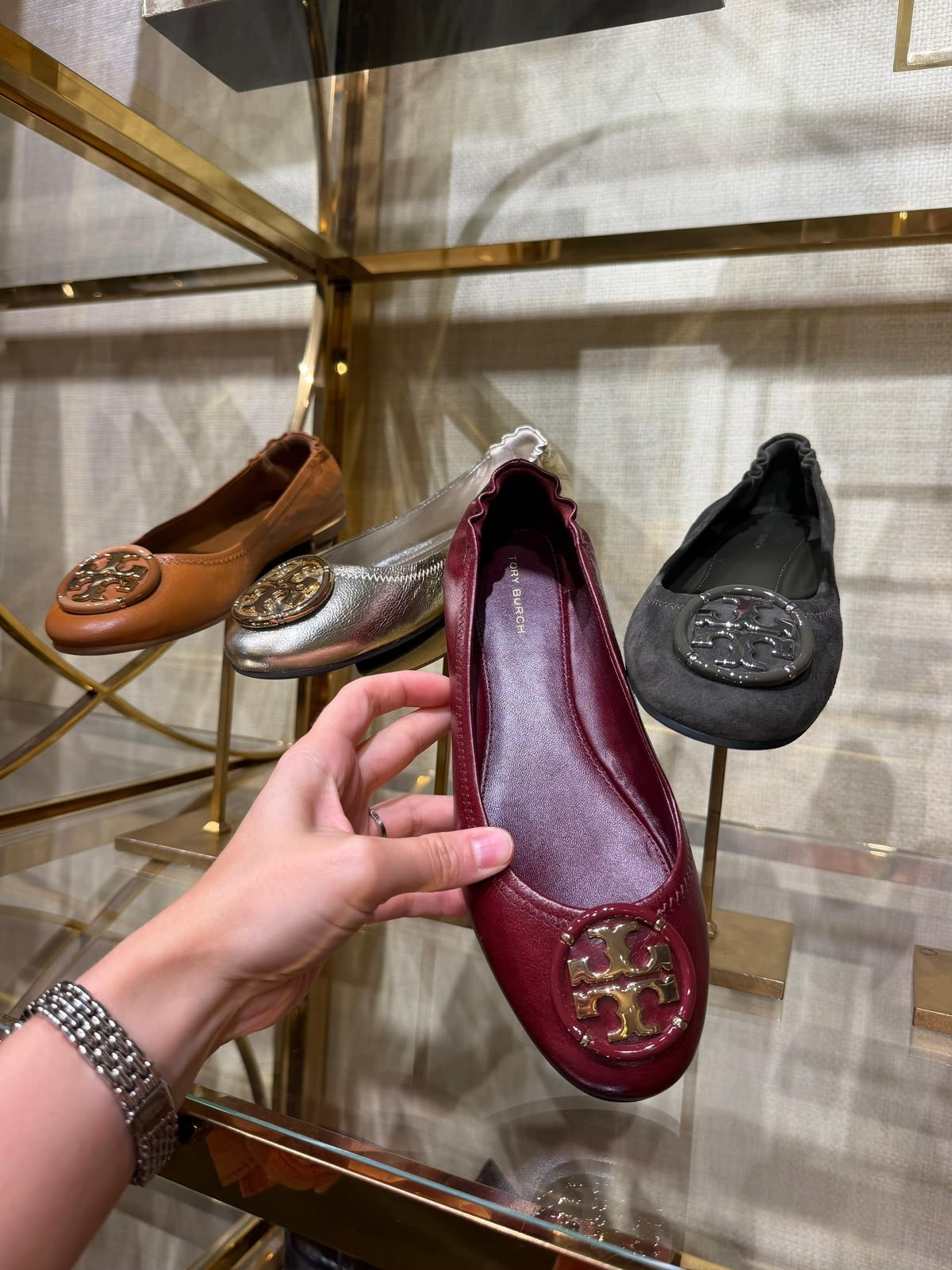 Tory Burch Arkası Lastikli Babet