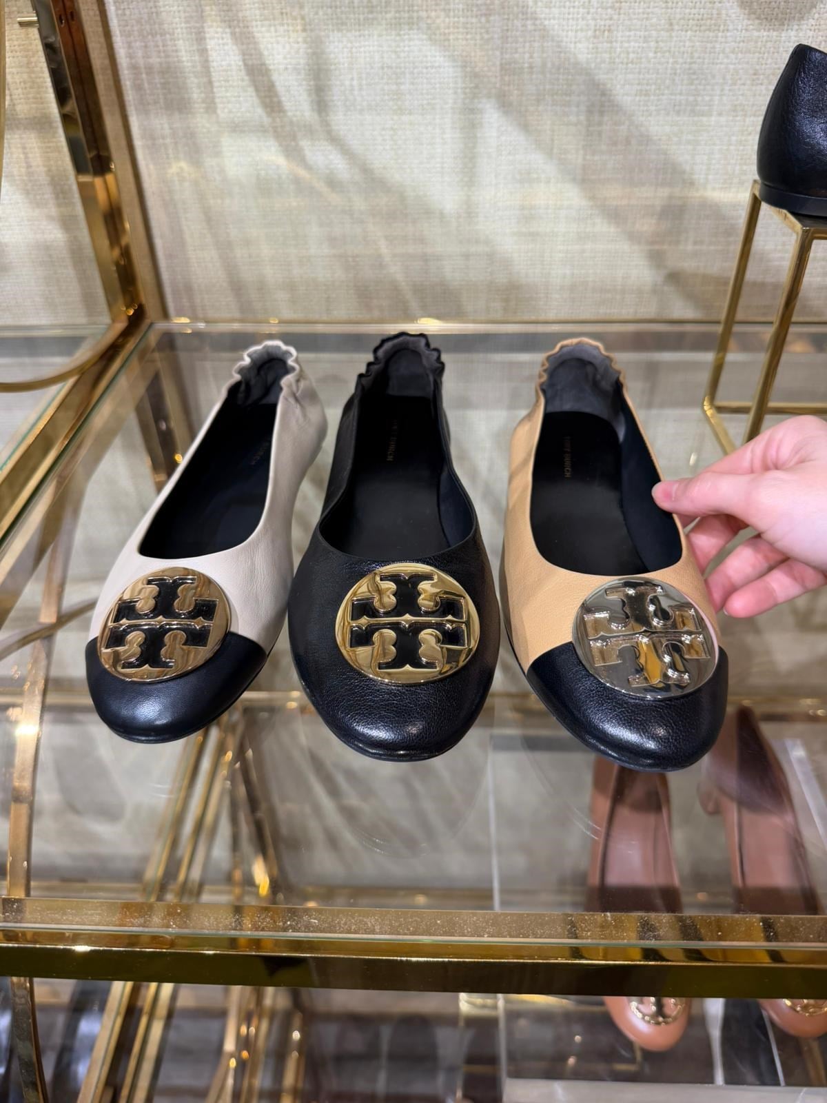 Tory Burch Arkası Lastikli Babet