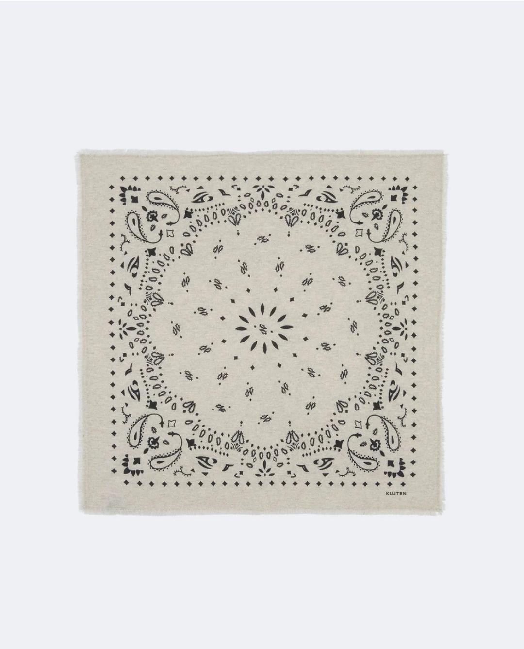 KUJTEN Bandana Large Oat White