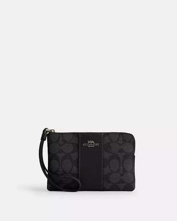 Coach Corner Zip Cüzdan