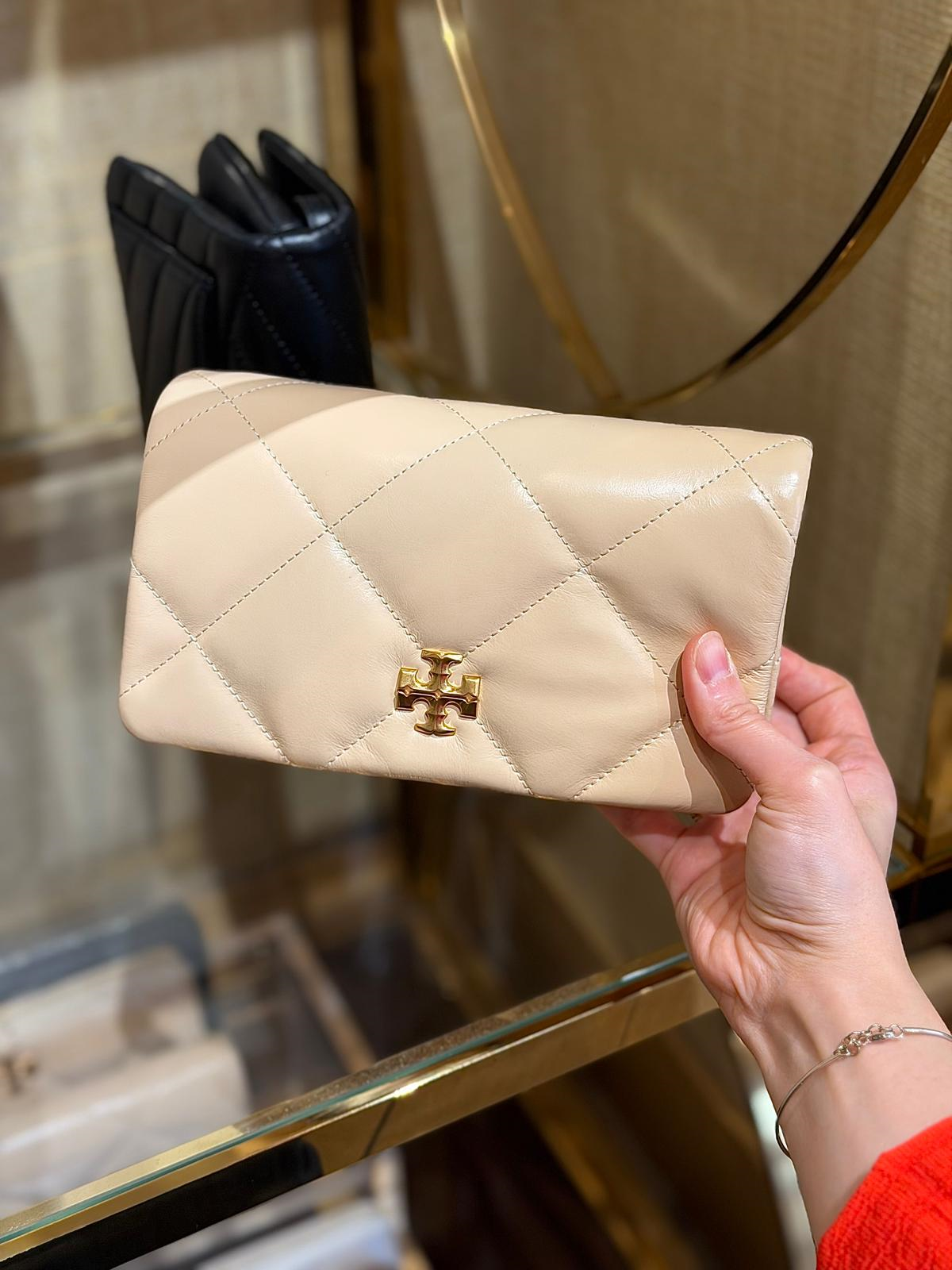 Tory Burch Kira Diamond Quilt Cüzdan Çanta