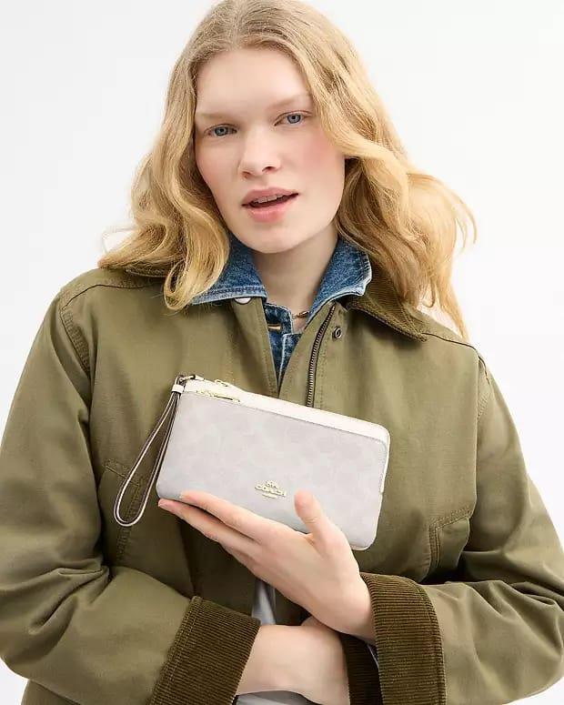 Coach Double Zip Cüzdan
