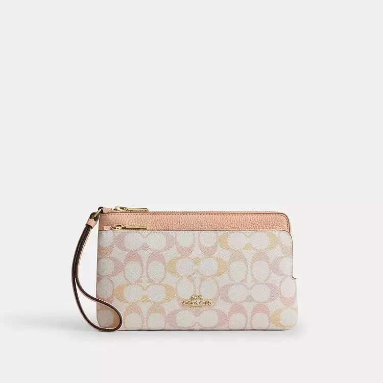 Coach Double Zip Cüzdan