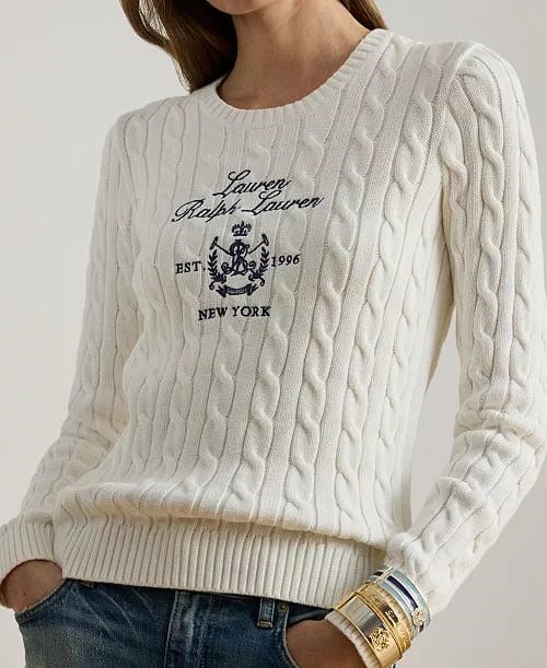 Ralph Lauren Yuvarlak Yaka Kazak