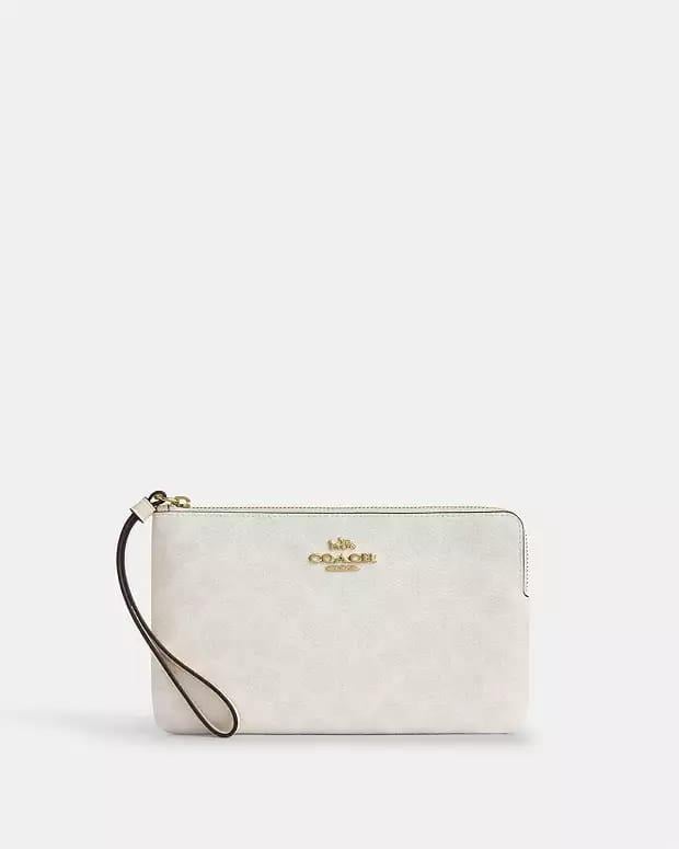 Coach Large Corner Zip Cüzdan