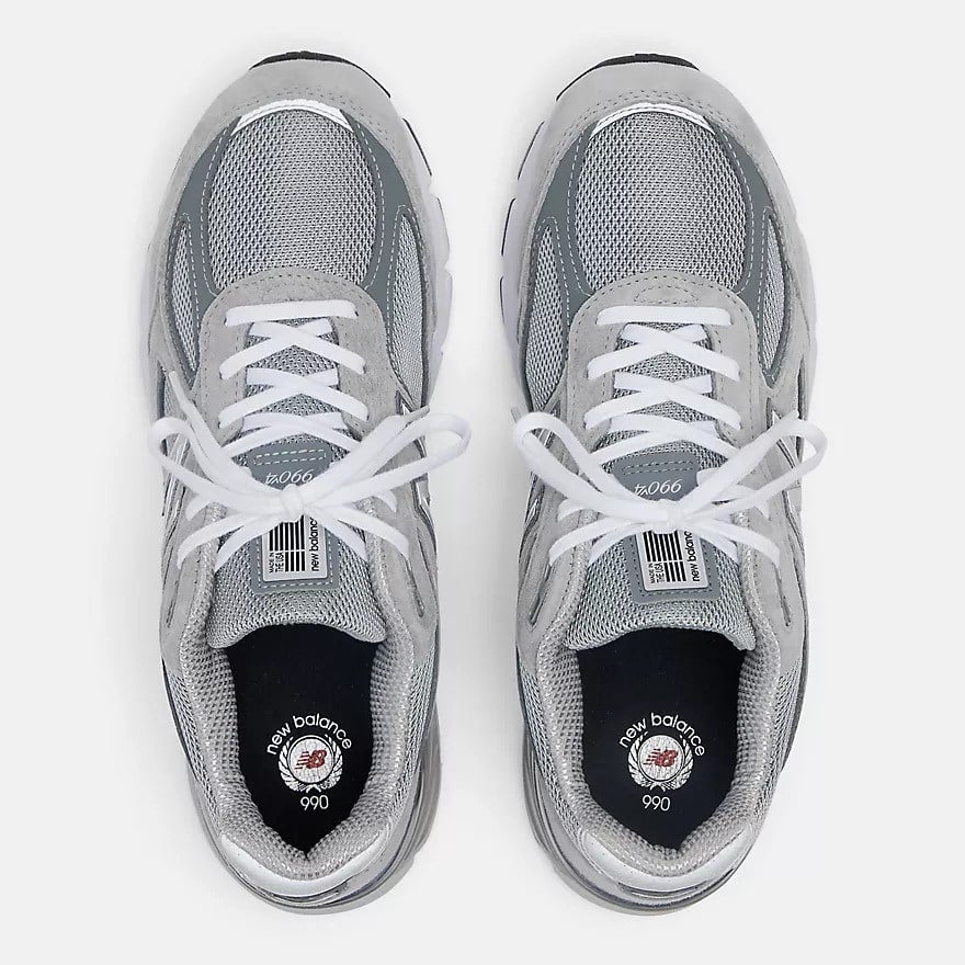 New Balance Made in USA 990v4  Grey with white