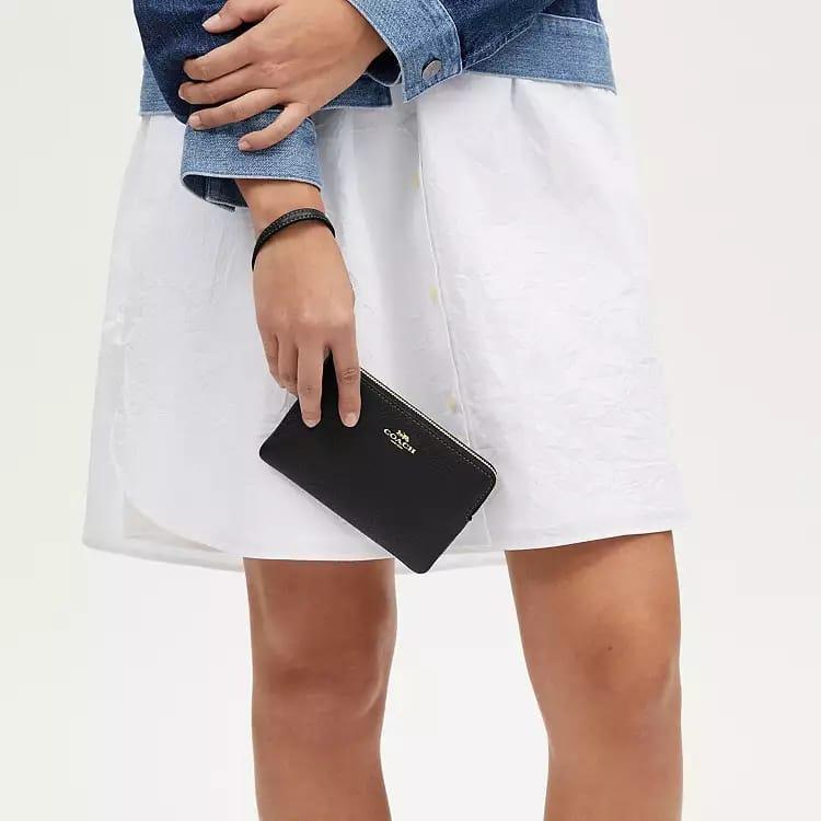 Coach Corner Zip Cüzdan