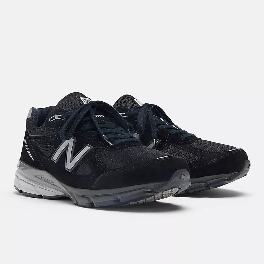 New Balance Made in USA 990v4 Black with grey and white