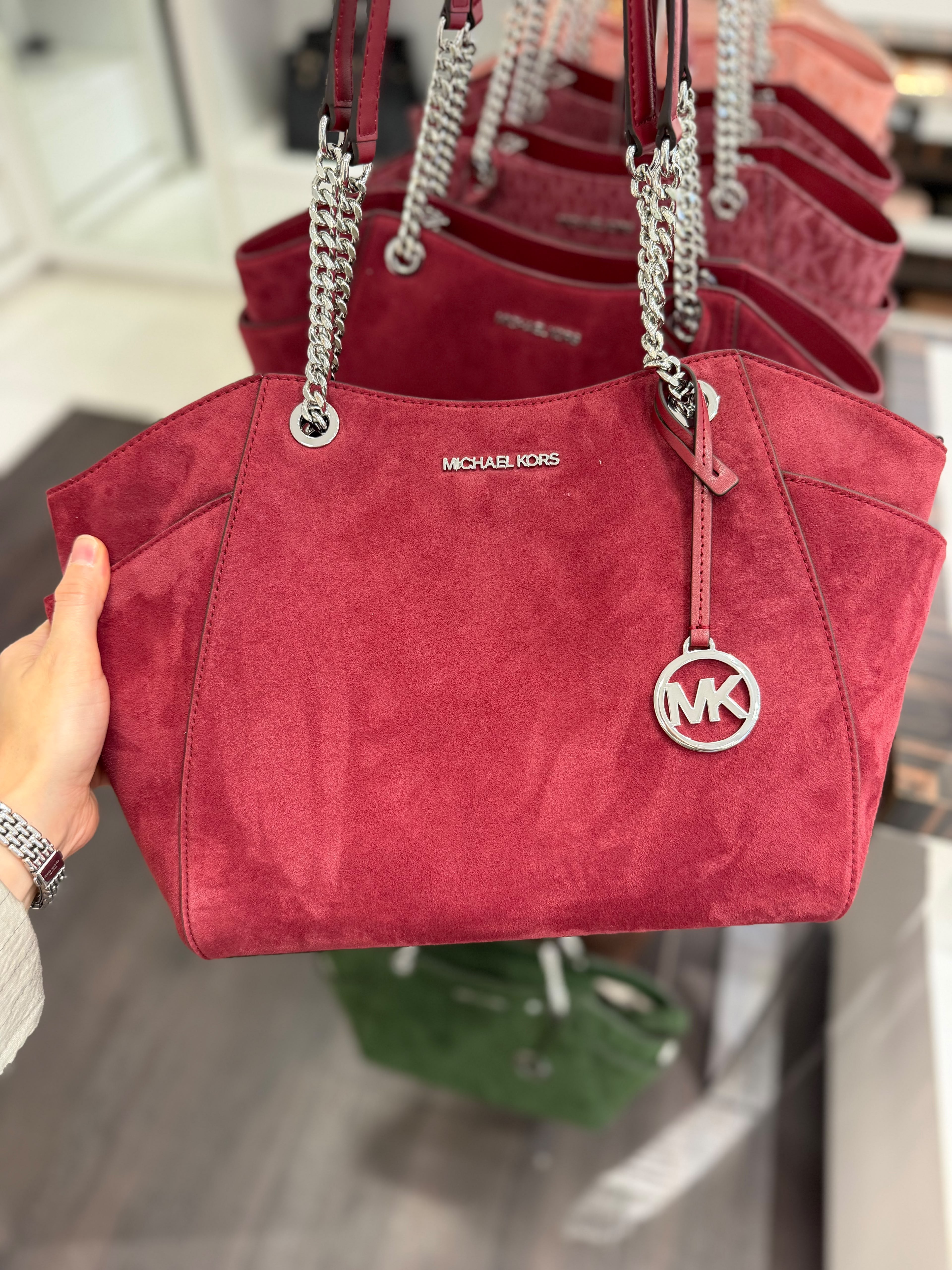 Micheal Kors Süet Tote Çanta