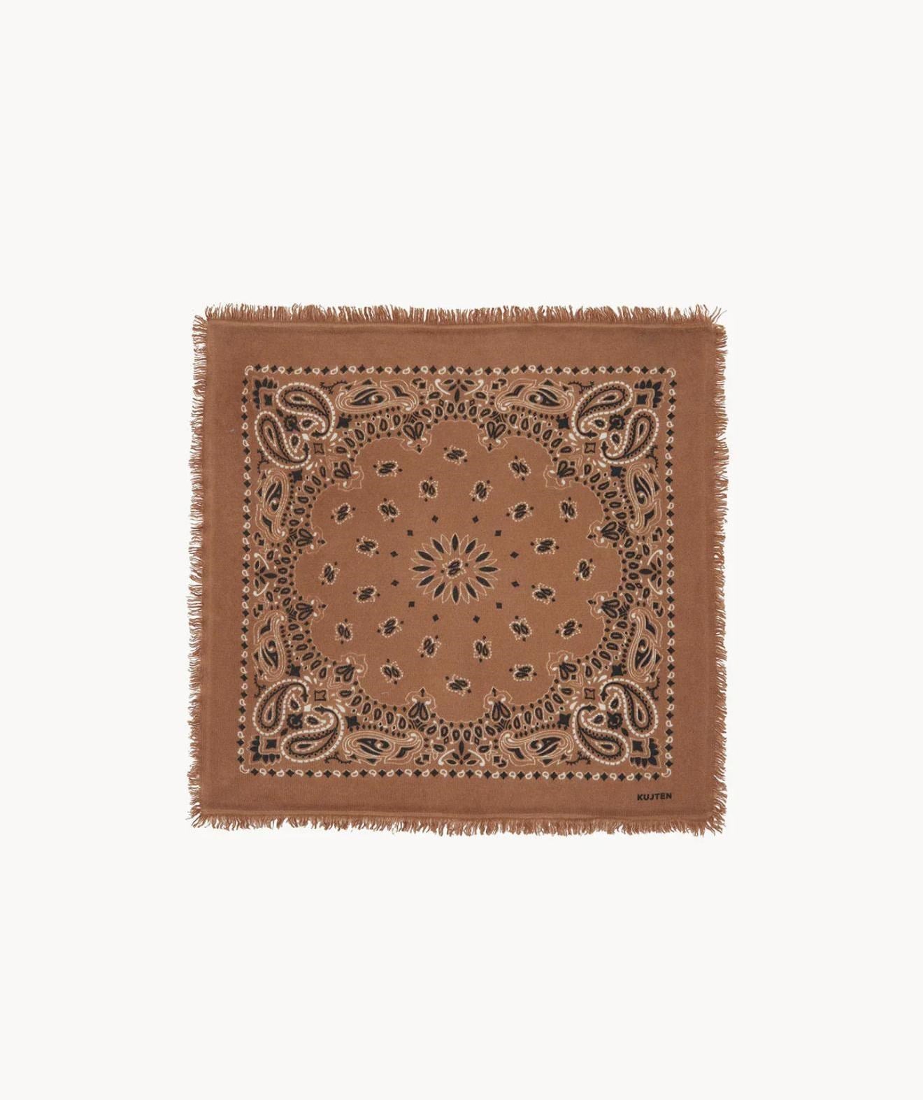 KUJTEN Small Bandana Hachi Caramelo Brown