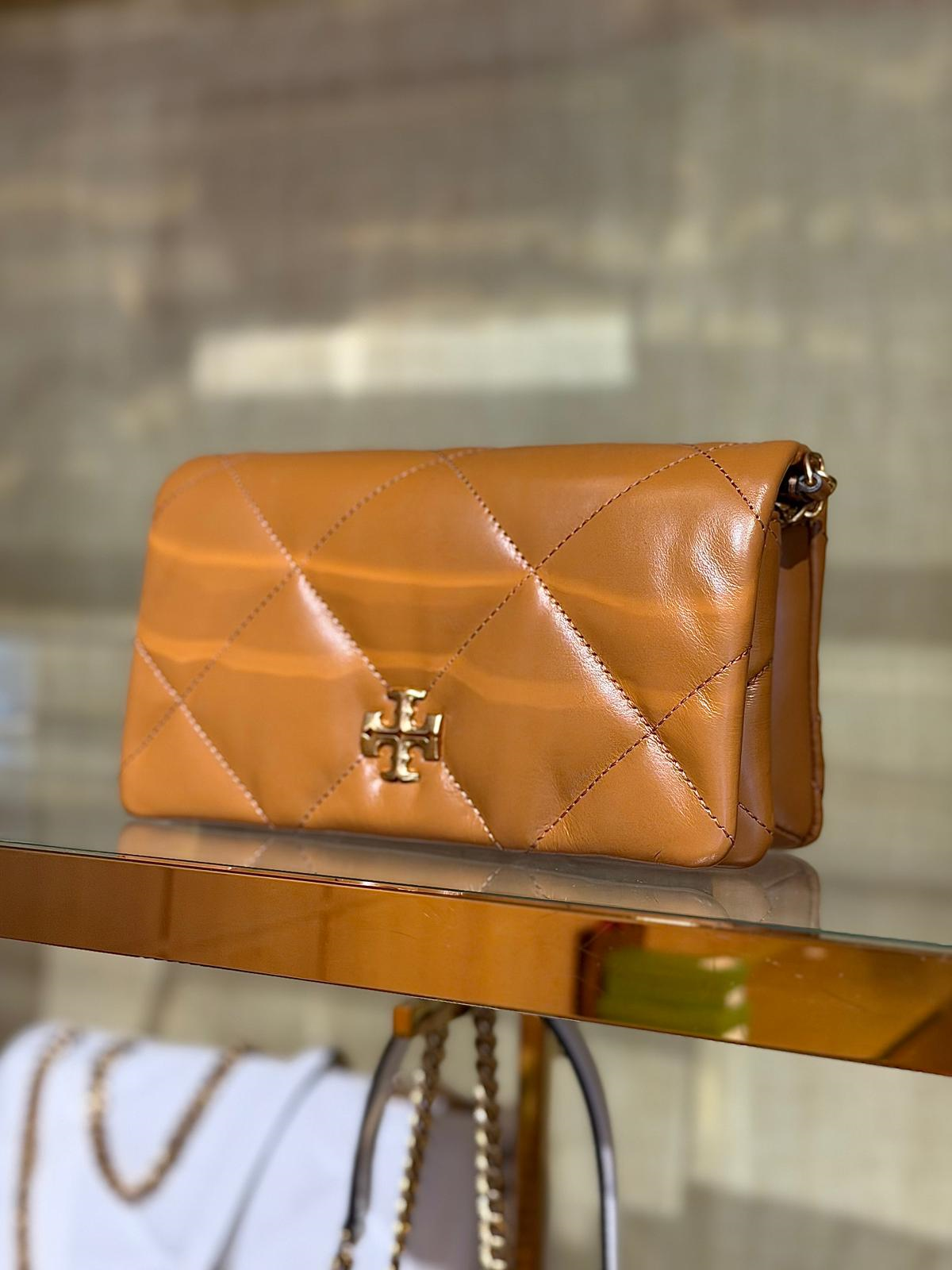 Tory Burch Kira Diamond Quilt Cüzdan Çanta