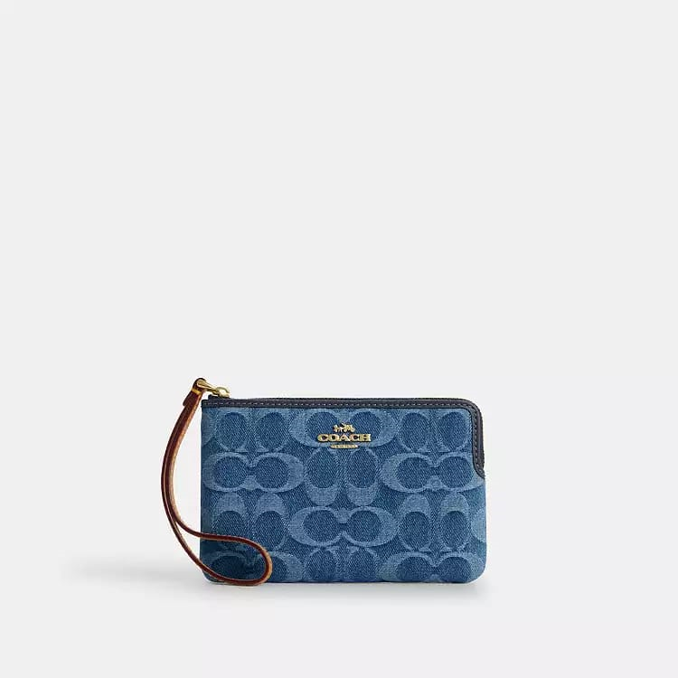 Coach Corner Zip Cüzdan