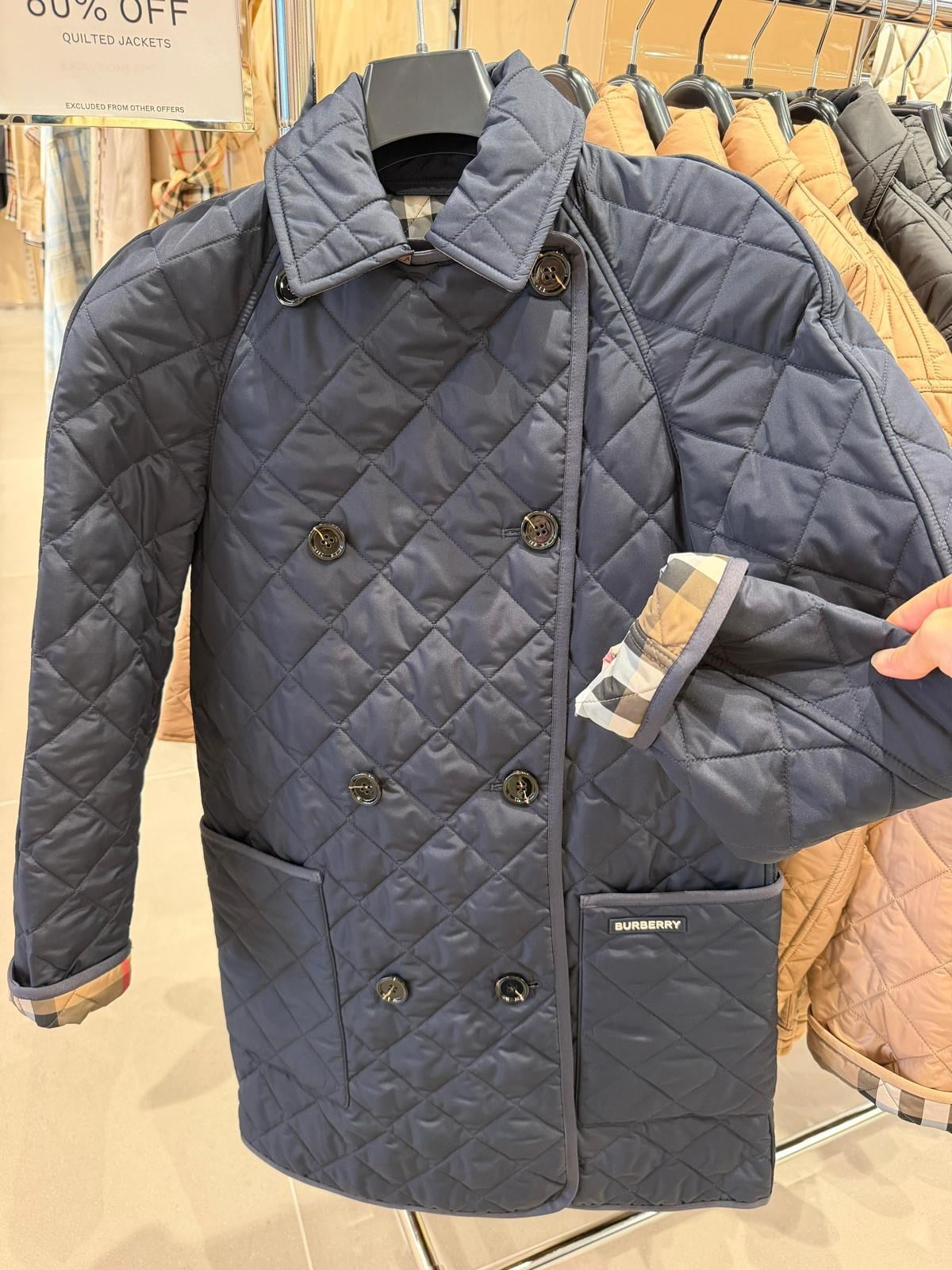 Burberry Uzun Quilted Mont