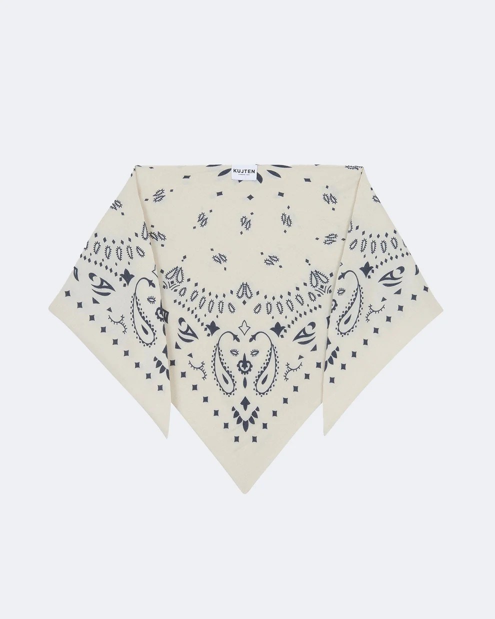 KUJTEN Small Bandana Tifa Oats White