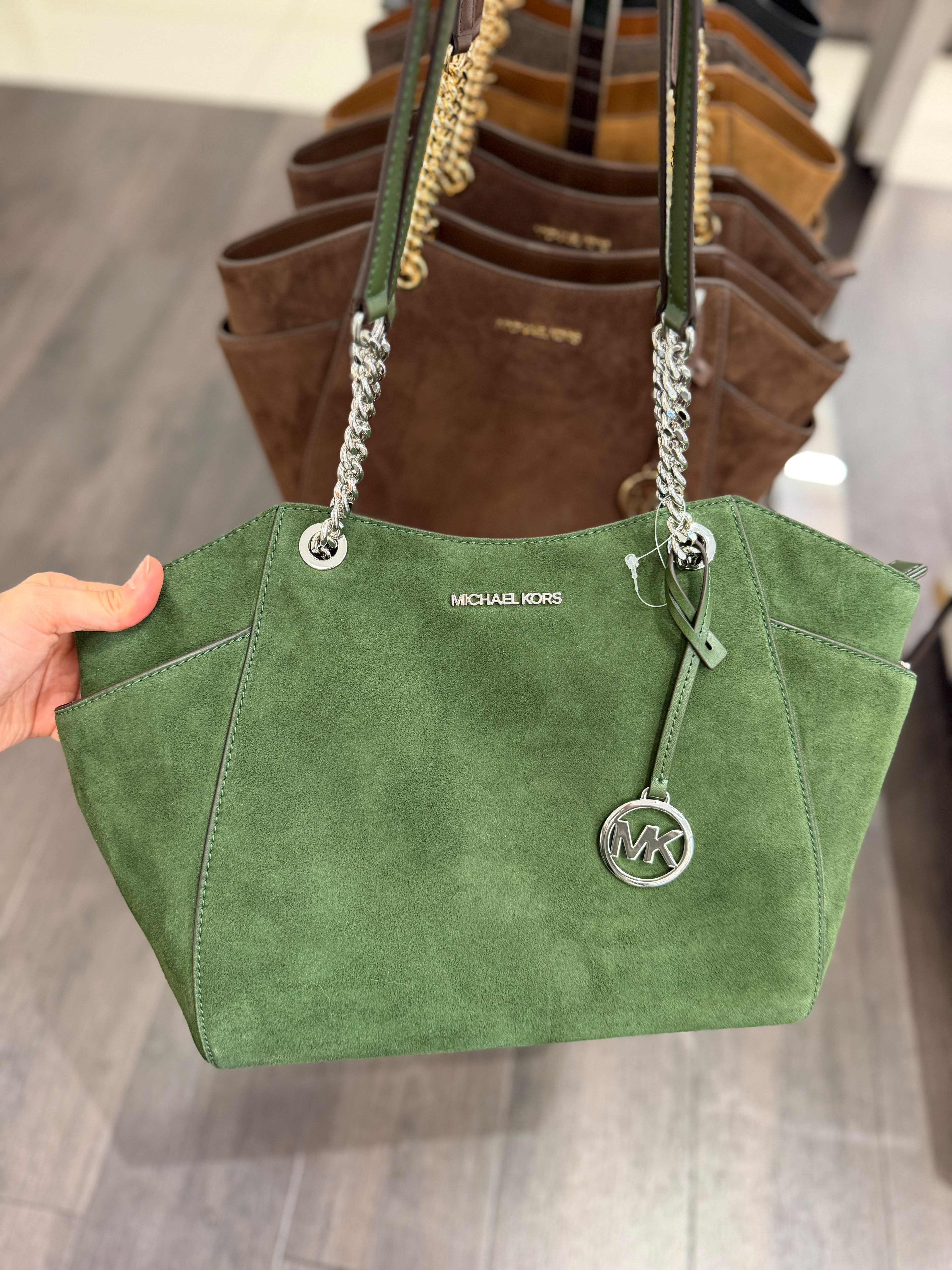 Micheal Kors Süet Tote Çanta