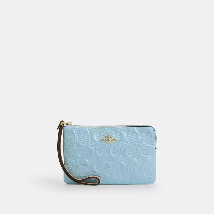 Coach Corner Zip Cüzdan