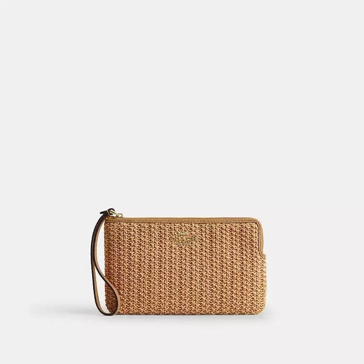 Coach Large Corner Zip Cüzdan