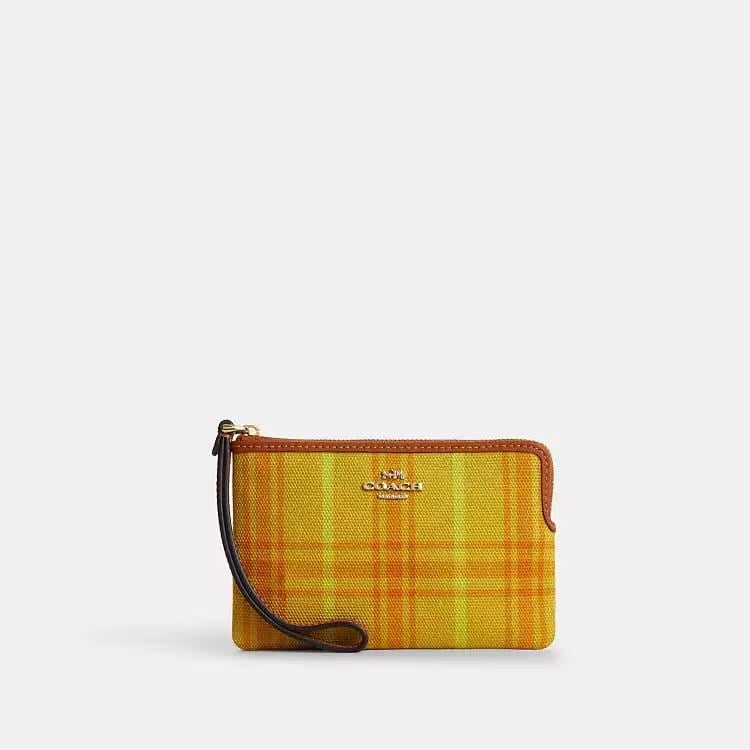 Coach Corner Zip Cüzdan