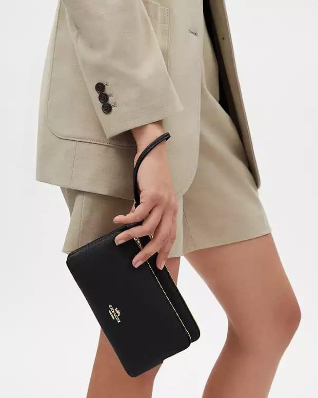 Coach Double Zip Cüzdan