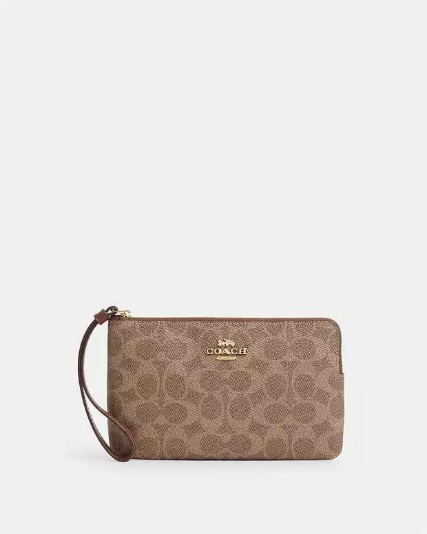 Coach Large Corner Zip Cüzdan