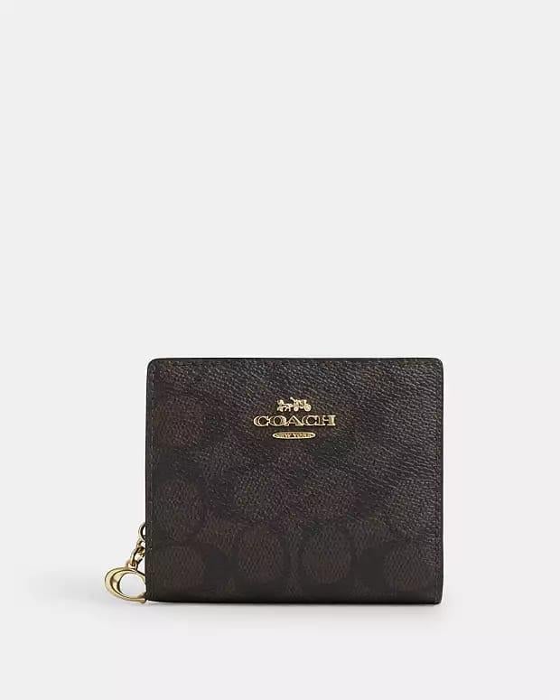  Coach Snap Wallet Cüzdan