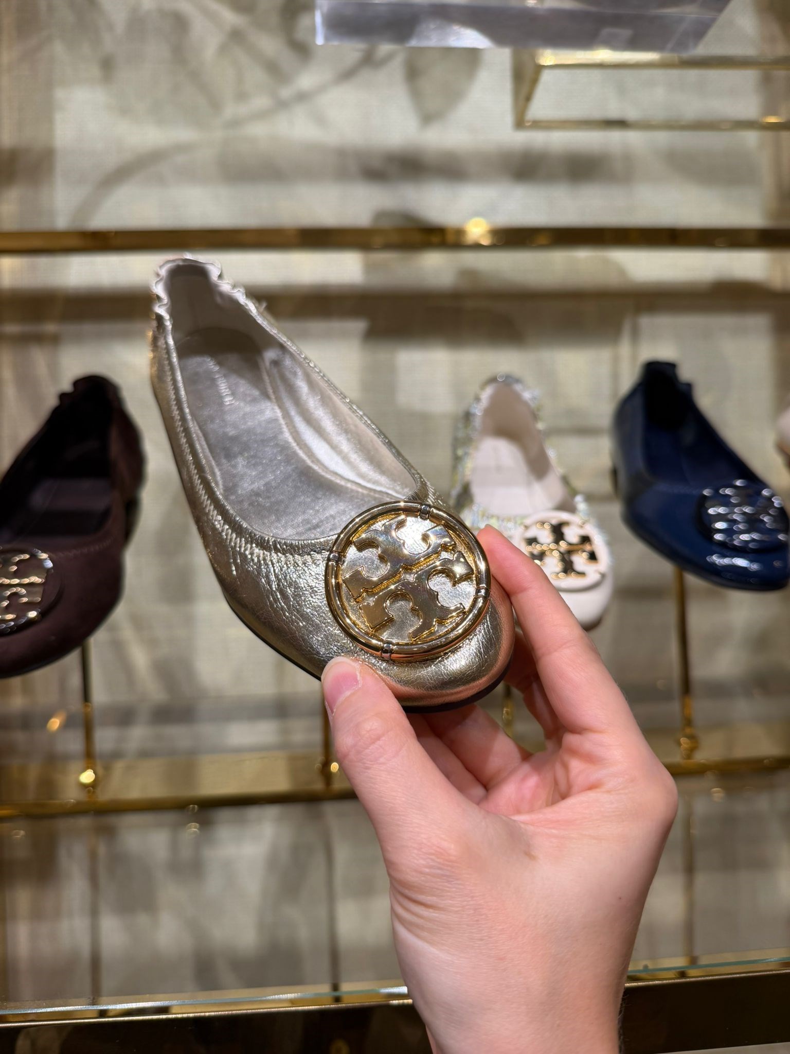 Tory Burch Arkası Lastikli Babet