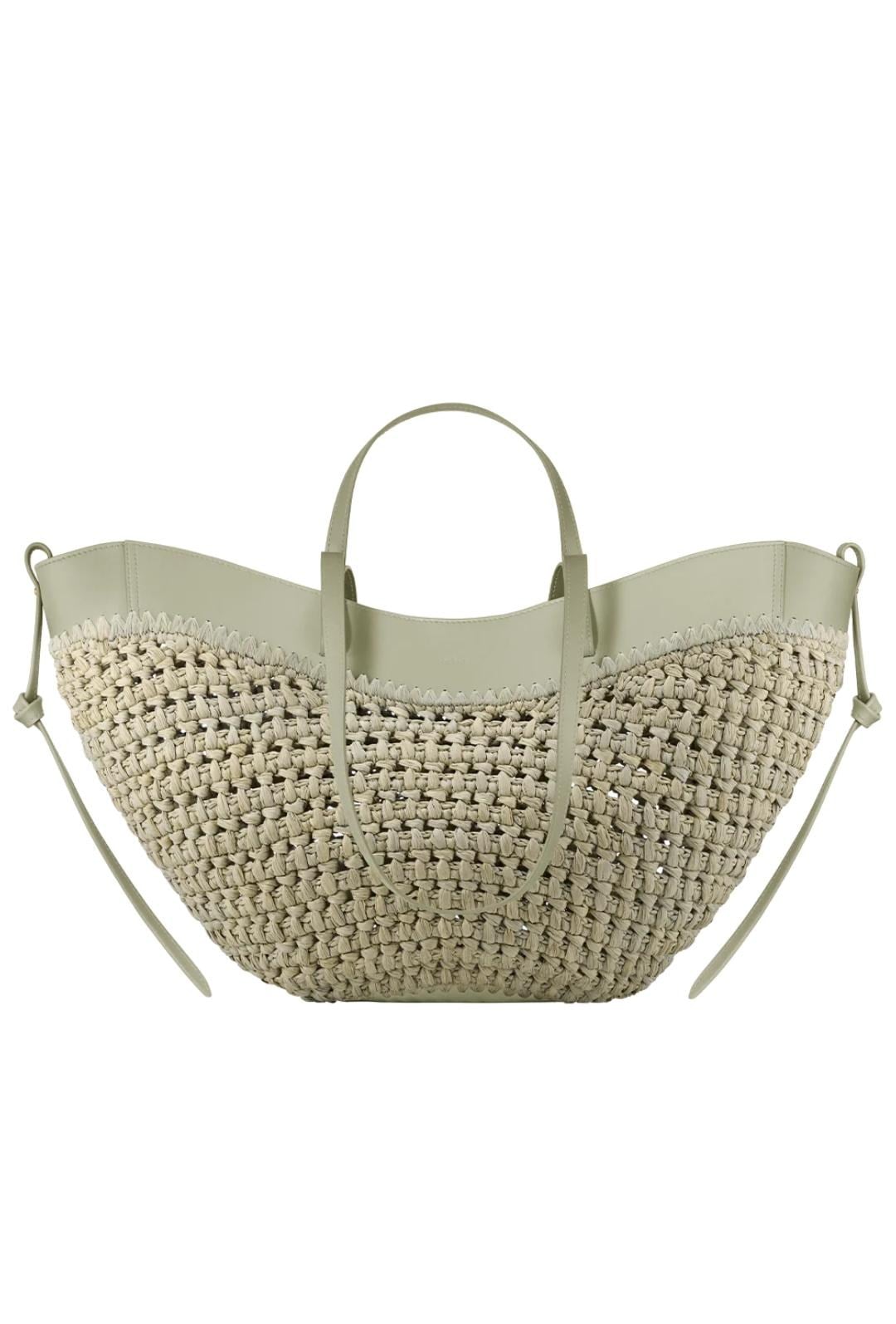 Polene Cyme Raffia Laurel Çanta