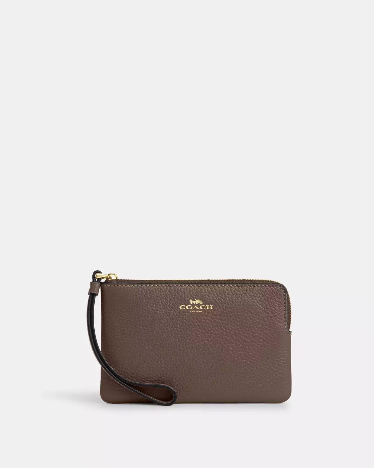 Coach Corner Zip Cüzdan