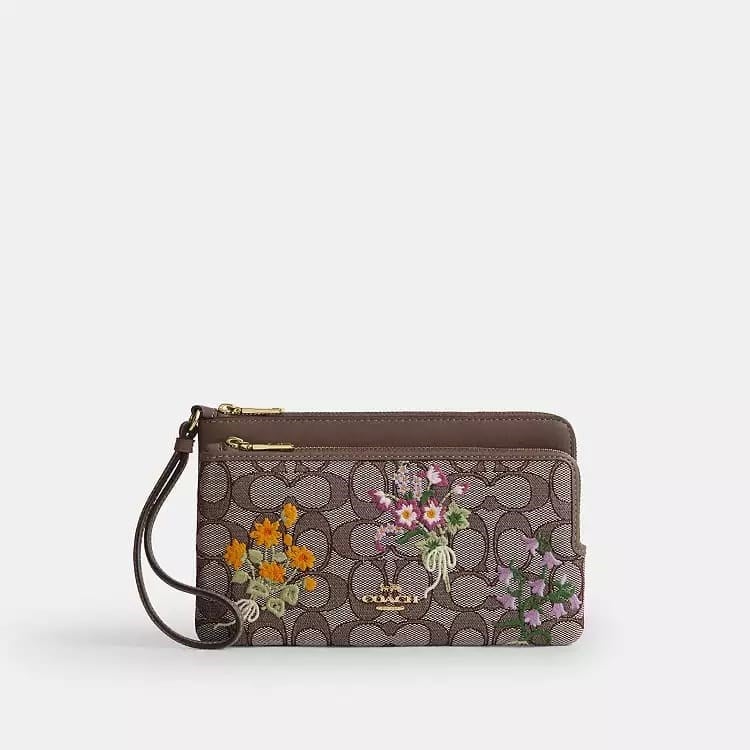Coach Double Zip Cüzdan