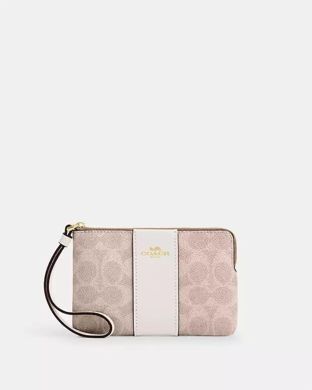 Coach Corner Zip Cüzdan