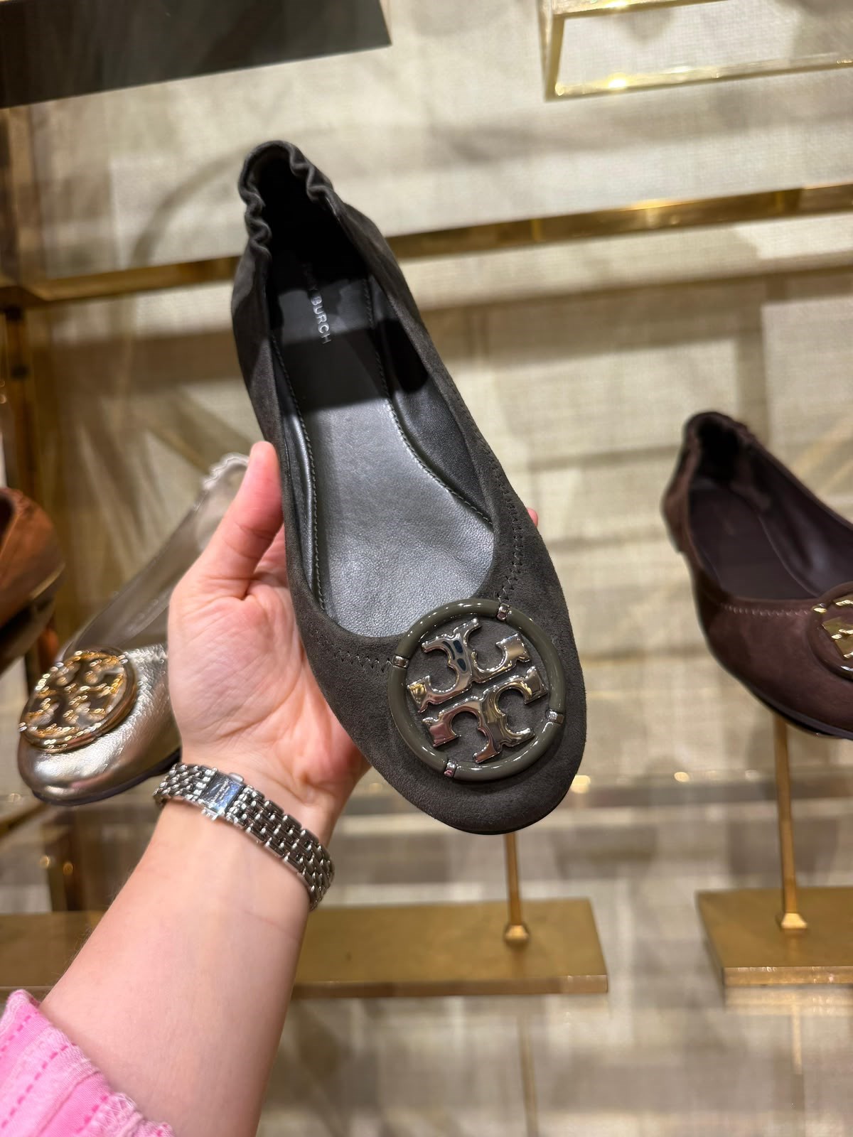 Tory Burch Arkası Lastikli Babet