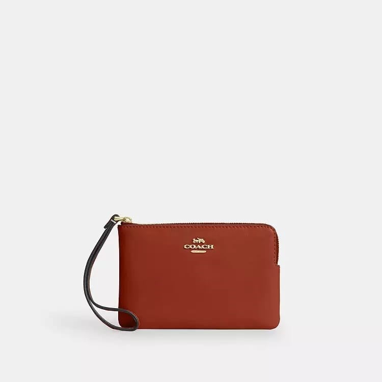 Coach Corner Zip Cüzdan