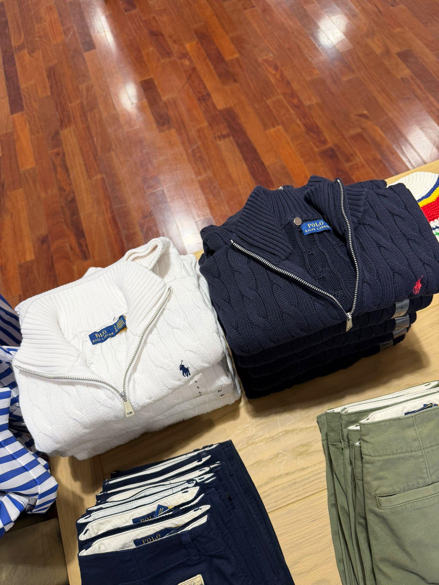 Ralph Lauren Yarım Fermuarlı  Kazak