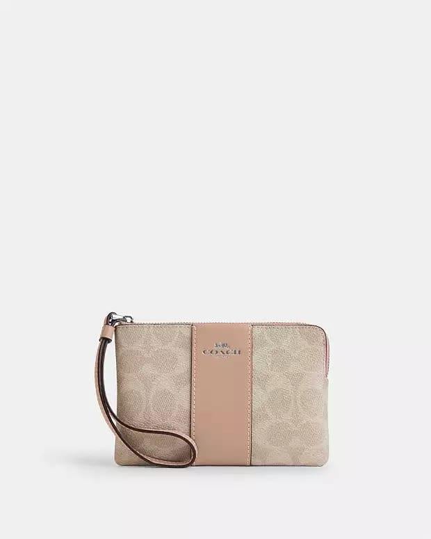 Coach Corner Zip Cüzdan
