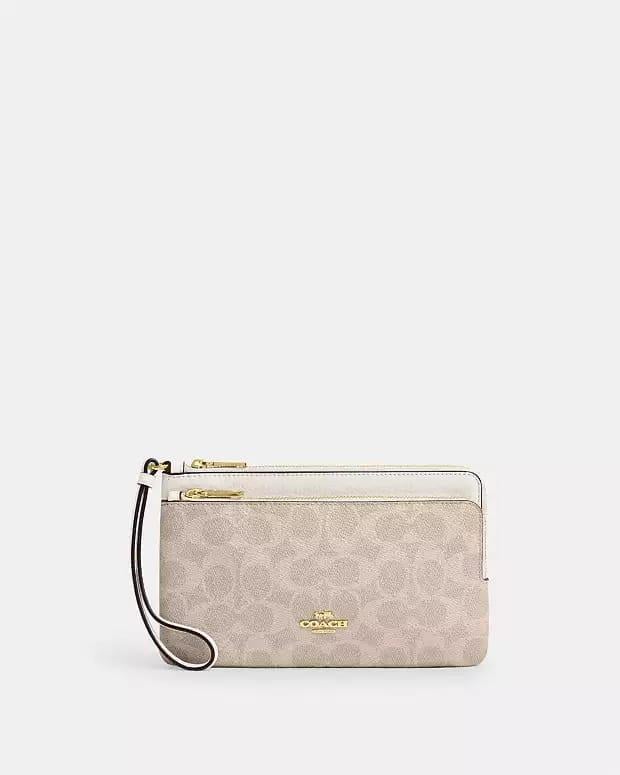 Coach Double Zip Cüzdan
