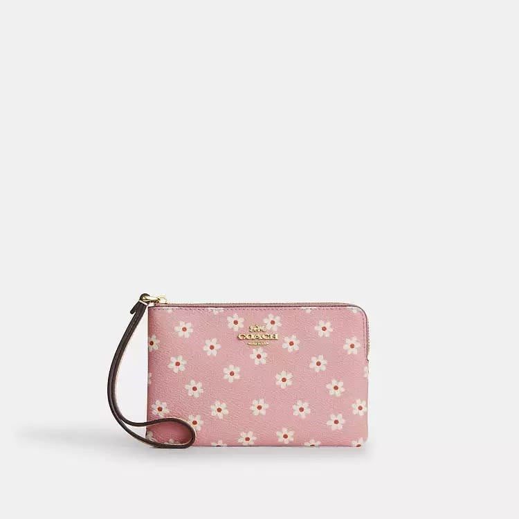 Coach Corner Zip Cüzdan