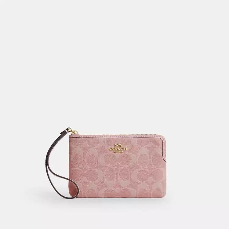 Coach Corner Zip Cüzdan