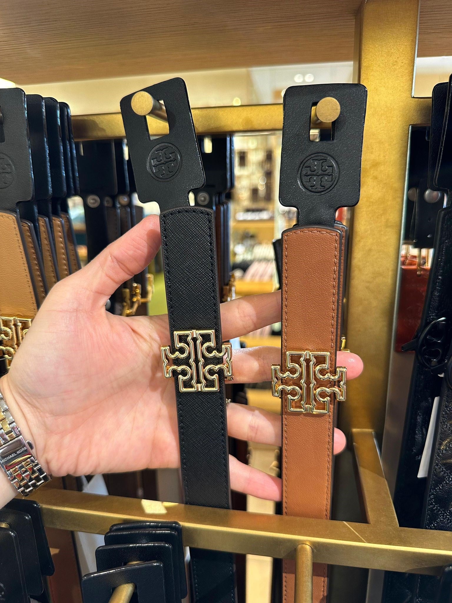 Tory Burch Çift Yönlü Kemer