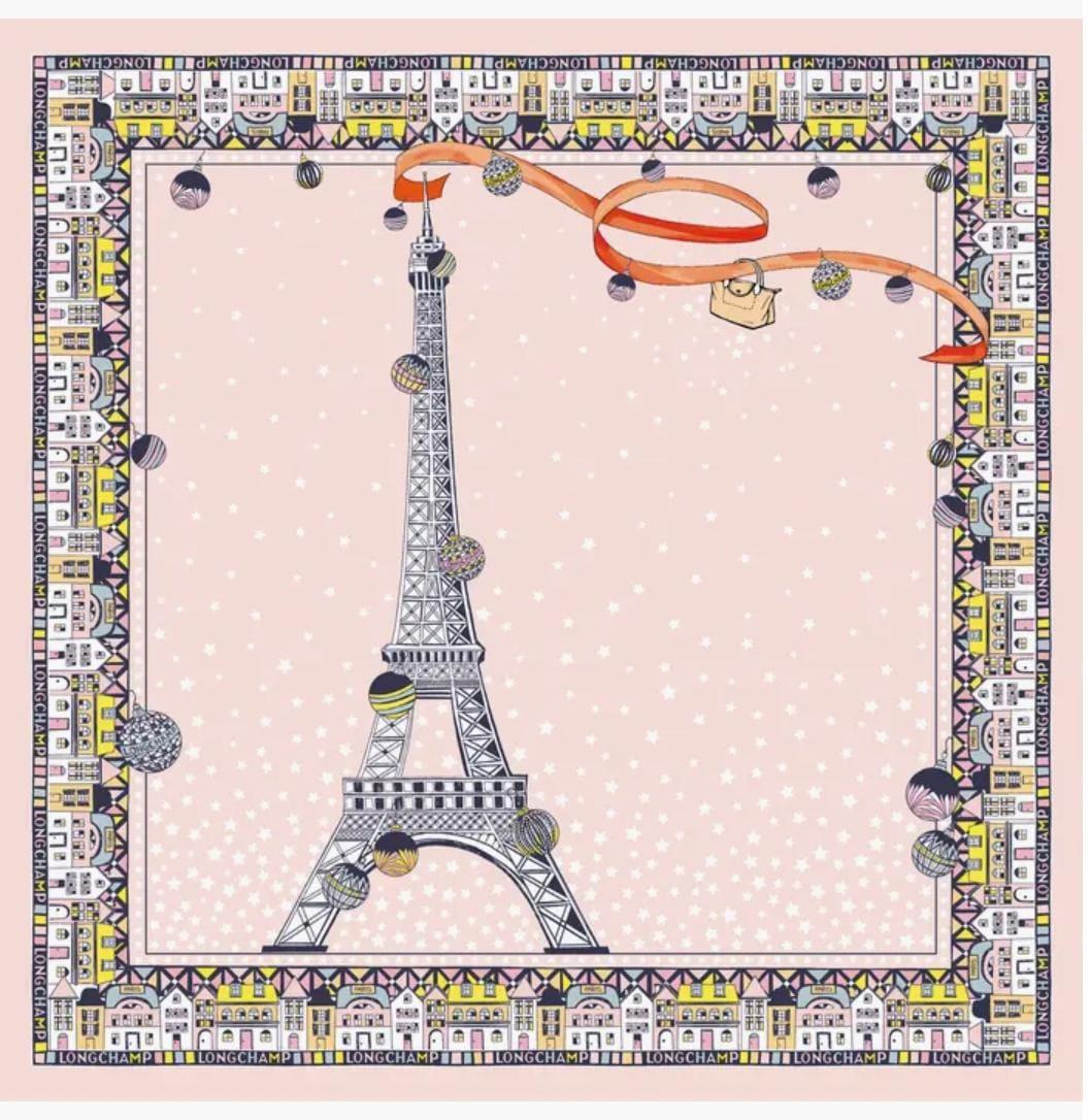 Longchamp Eiffel Tower Eşarp