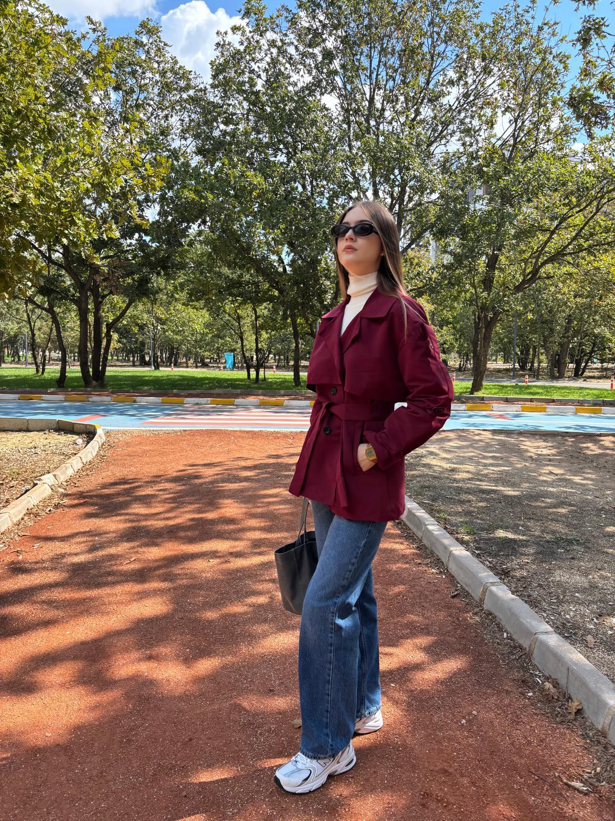 Bordo Oversize Trençkot