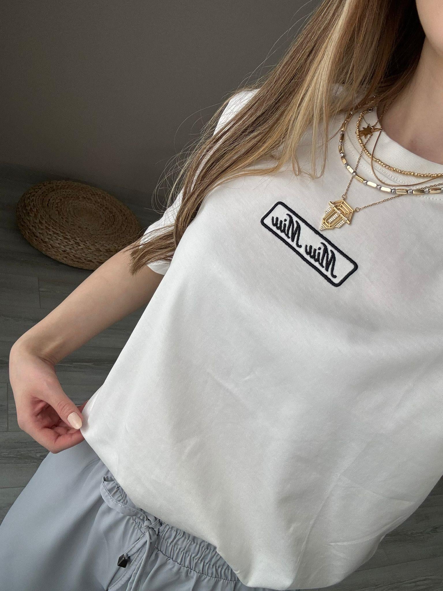 Ekru Orjinal Marka Basic Tişört