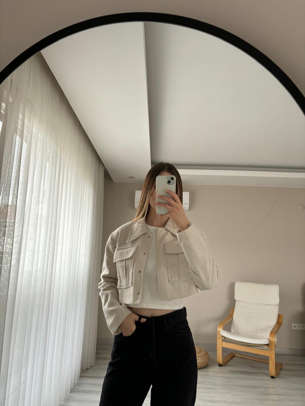 ZR EKRU CROP CEKET