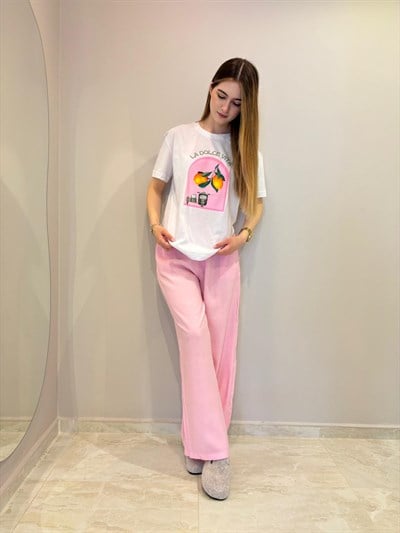 Dolce Vİta Baskılı Tişört