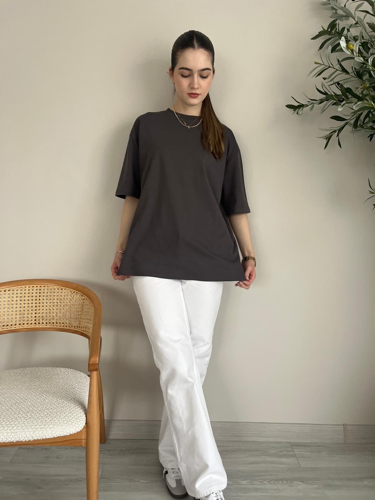Antrasit MD Oversize T-shirt