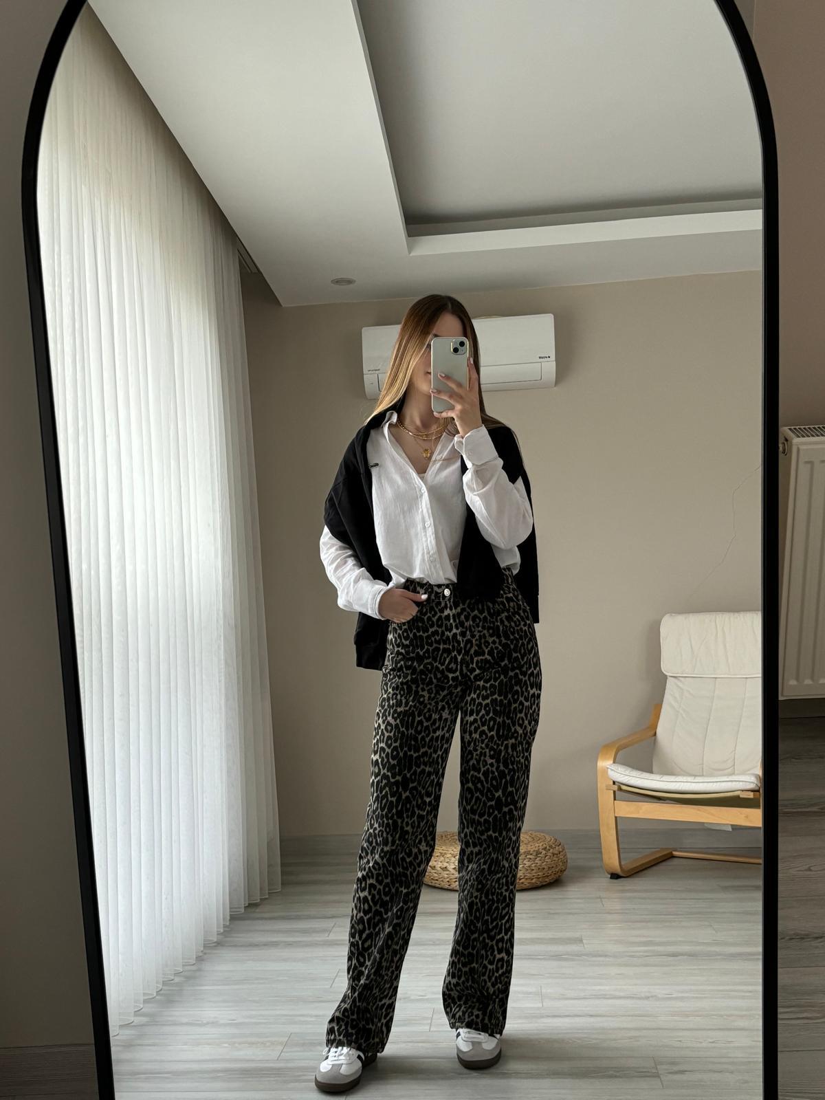 Leopar Desenli Jean
