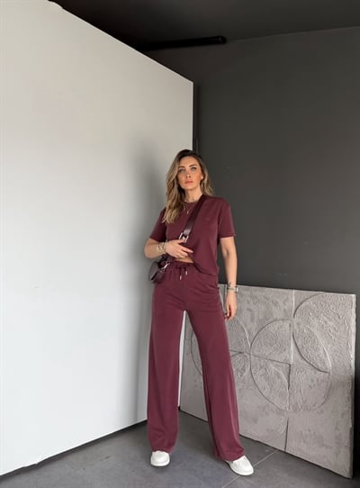 Bordo Logolu Pike Takım