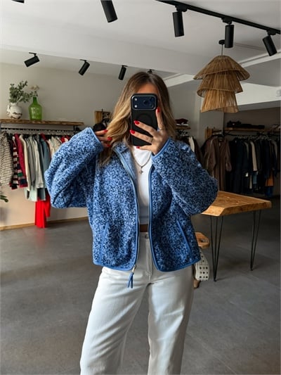 Mavi Floral Teddy Mont