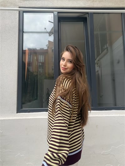 Sarı Çizgili Blok Renkli Kazak